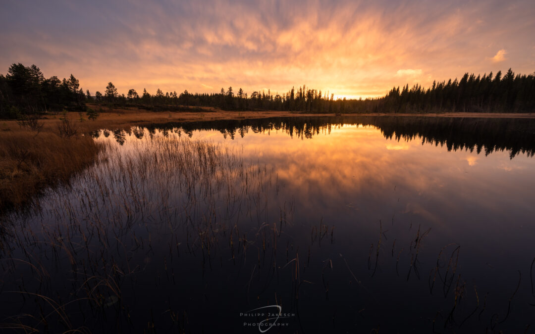 Norwegen, Fotoreise, Philipp Jakesch Photography, See, Sonnenuntergang